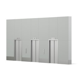 CGaxis Vol107 (04) elevator doors 