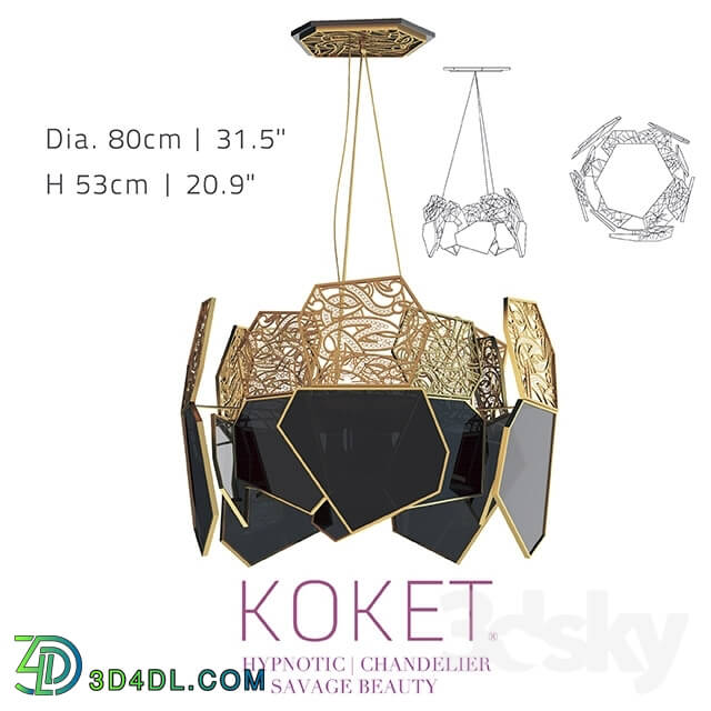 Ceiling light - Koket Hypnotic