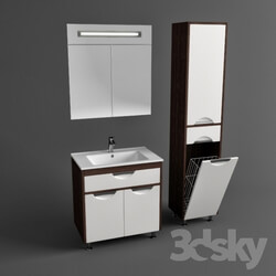 Bathroom furniture - Aqua Rhodes Nika 75 