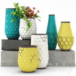 Vase - flower vase set 