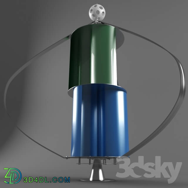 Miscellaneous - Vertical Axis Wind Turbine - VAWT.