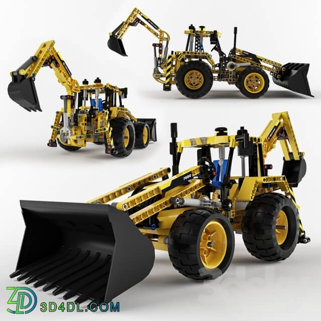 Toy - Lego Technic Backhoe Loader