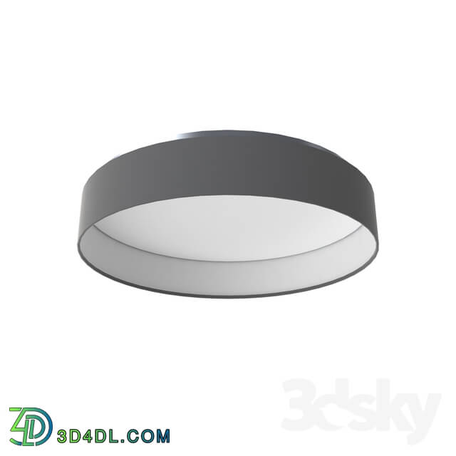 Ceiling light - 93397 LED chandelier PALOMARO_ 24W _LED__ Ø500_ plastic _ textile anthracite