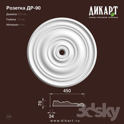 Decorative plaster - www.dikart.ru Dr-90 D900x70mm 11.6.2019 