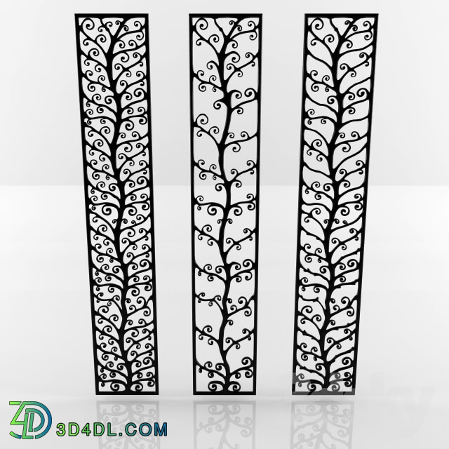 Other decorative objects - Wrought iron grilles