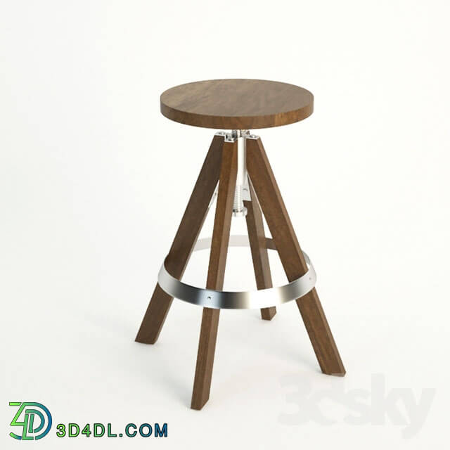 Chair - Chair rig acacia adjustable barstool