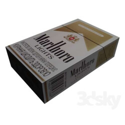 Other decorative objects - A packet of cigarettes Marlboro 