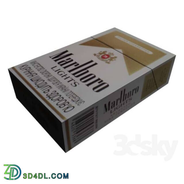 Other decorative objects - A packet of cigarettes Marlboro
