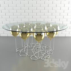 Table - Coffee table on balls 