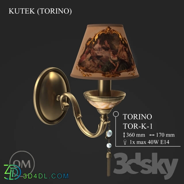 Wall light - _REPLACEMENT_ KUTEK _TORINO_ TOR-K-1