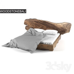 Bed - Bed SUAR by WOODSTONEBALI 