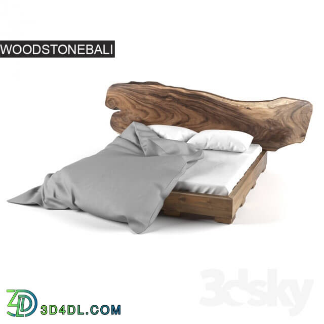 Bed - Bed SUAR by WOODSTONEBALI