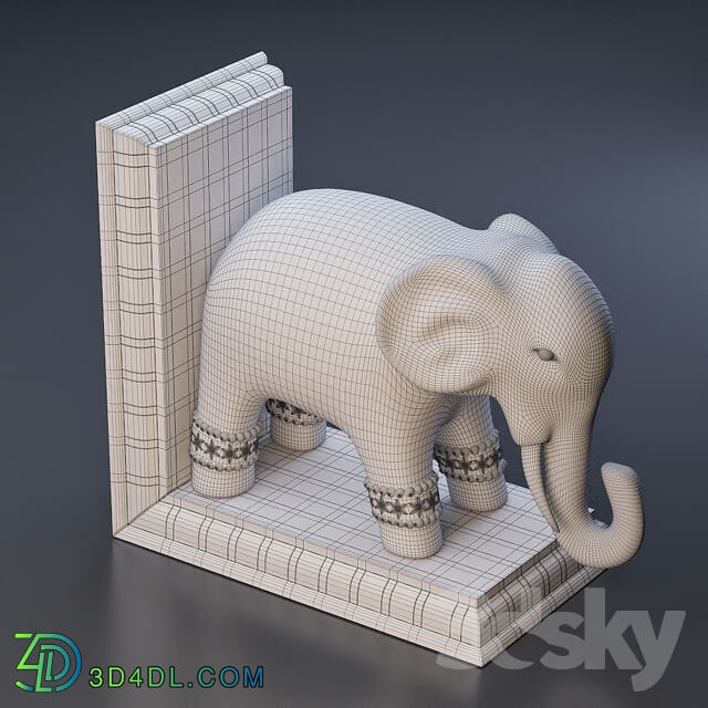 Other decorative objects - Elephant bookend