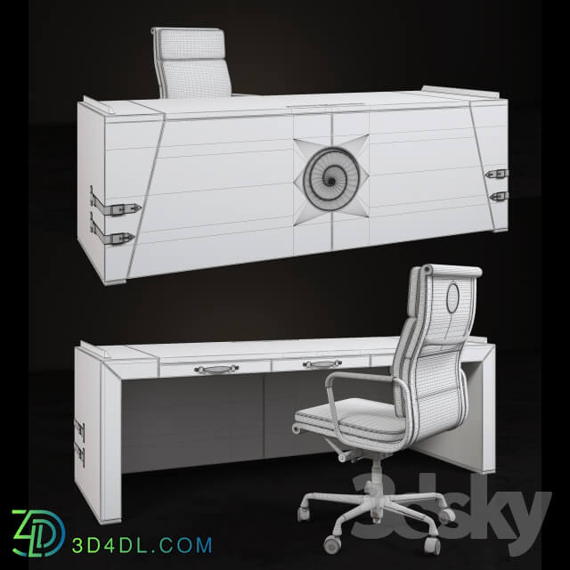 Office furniture - Desk and chair ART EDGE