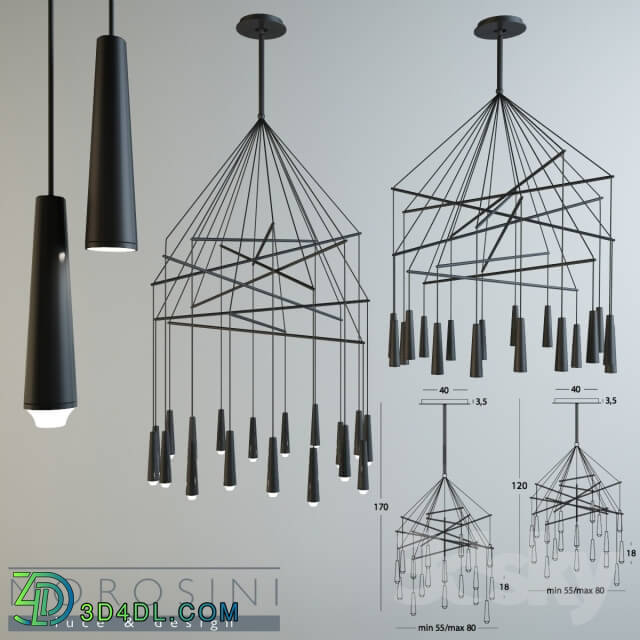 Ceiling light - Lamp Morosini Mikado LA 18