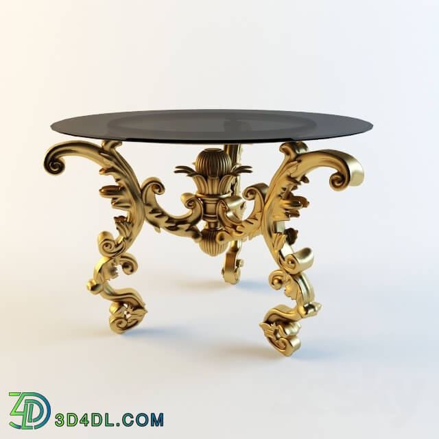 Table - tea and coffee table _round_