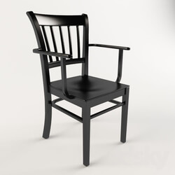 Chair - Chair with elbow supports_ black 