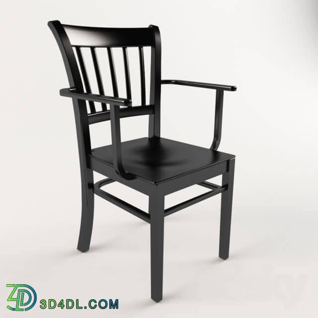 Chair - Chair with elbow supports_ black