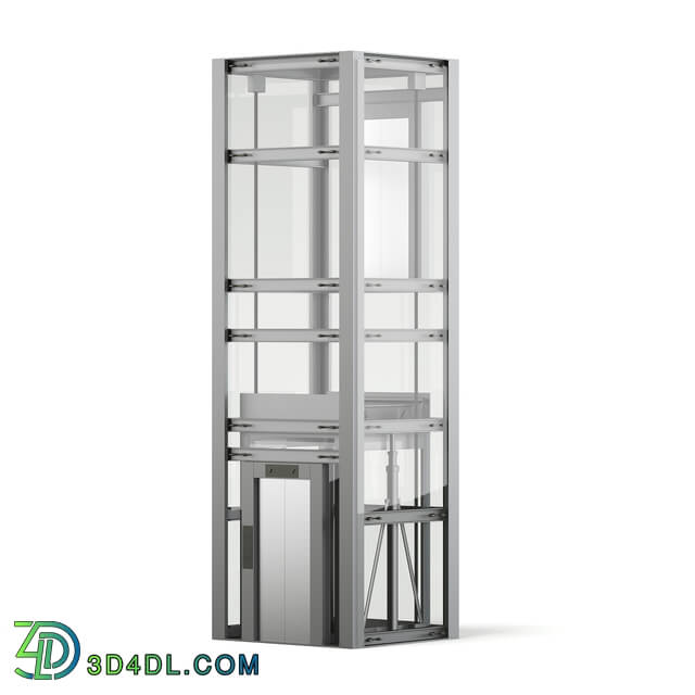 CGaxis Vol107 (05) glass elevator