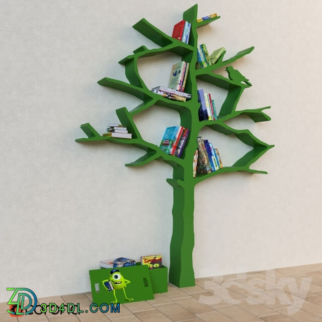 Miscellaneous - Children__39_s tree bookcase