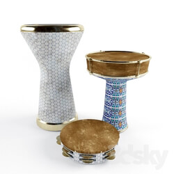 Other decorative objects - Arabic drums decorative set 