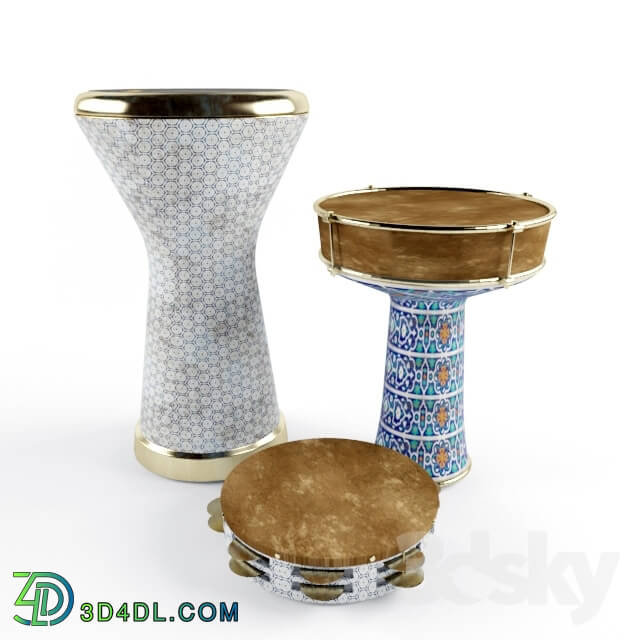 Other decorative objects - Arabic drums decorative set