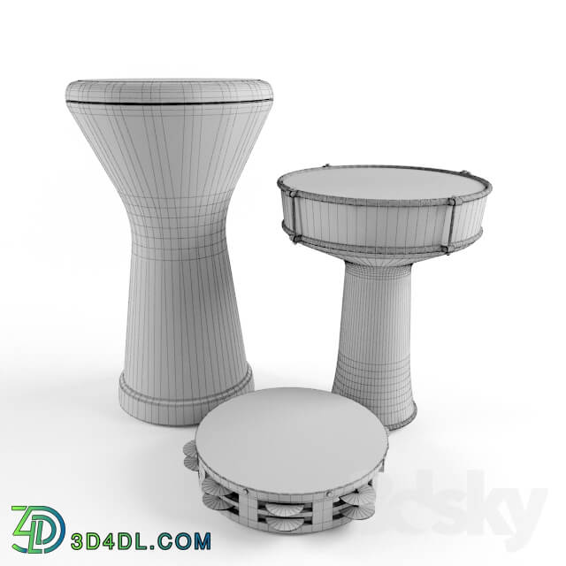 Other decorative objects - Arabic drums decorative set