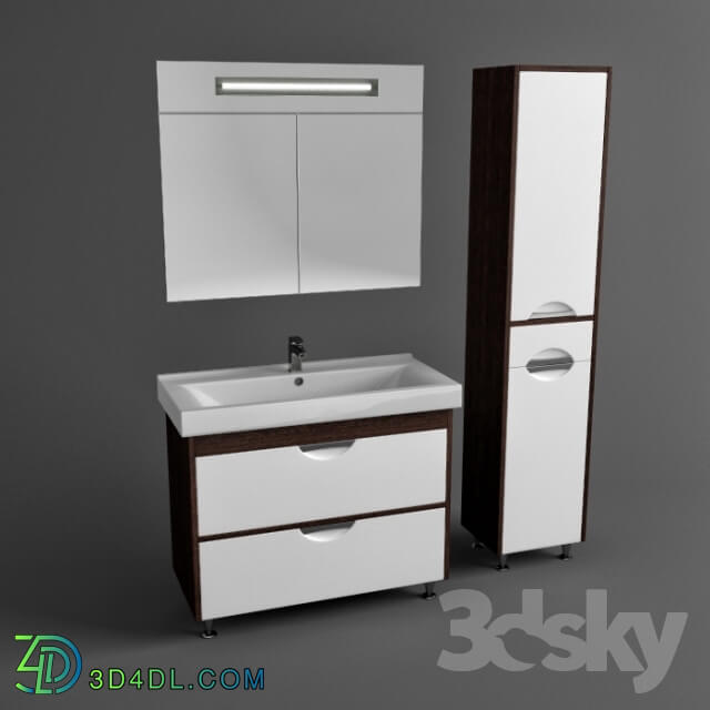 Bathroom furniture - Aqua Rhodes Nika 100