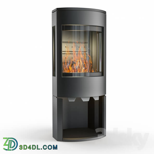 Fireplace - Fireplace scandinavian style 05