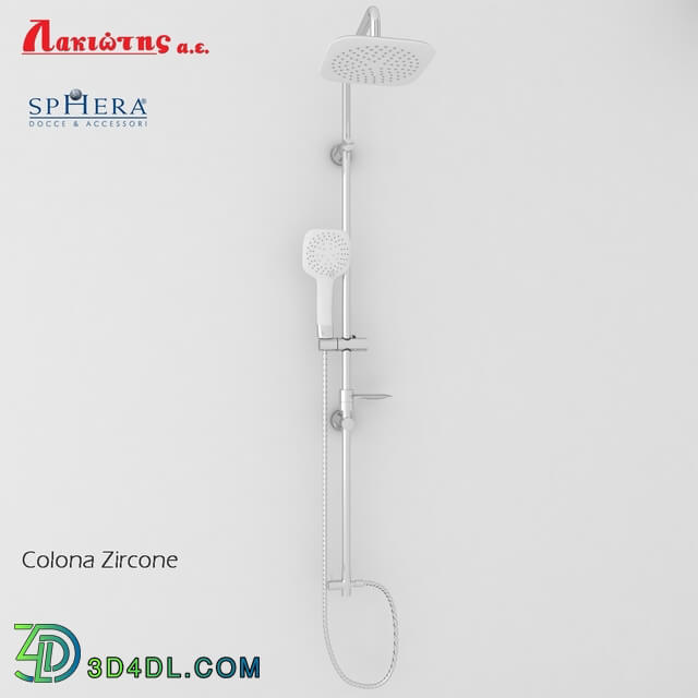 Shower - Shower column Zircone