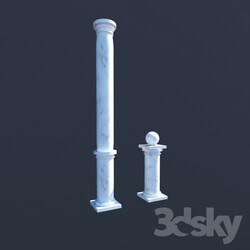 Decorative plaster - classic columns 