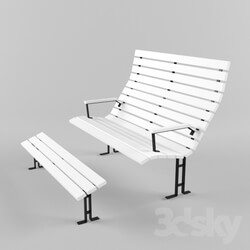 Other architectural elements - Simple and stylish bench 