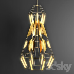 Ceiling light - Edison big chandelier 