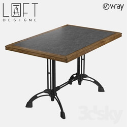 Table - Table LoftDesigne 6842 model 