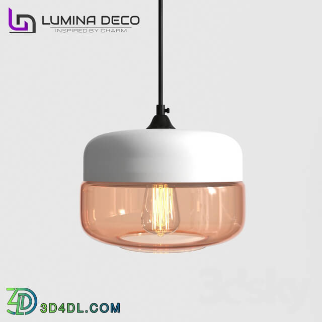 Ceiling light - _OM_ Pendant lamp Lumina Deco Barlet white LDP 6808 _WT_