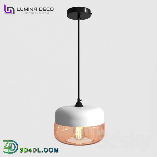Ceiling light - _OM_ Pendant lamp Lumina Deco Barlet white LDP 6808 _WT_
