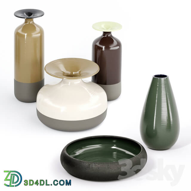 Vase - ceramic vases Stromboli by Natuzzi