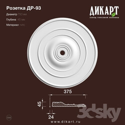 Decorative plaster - www.dikart.ru Dr-93 D750x45mm 11.6.2019 