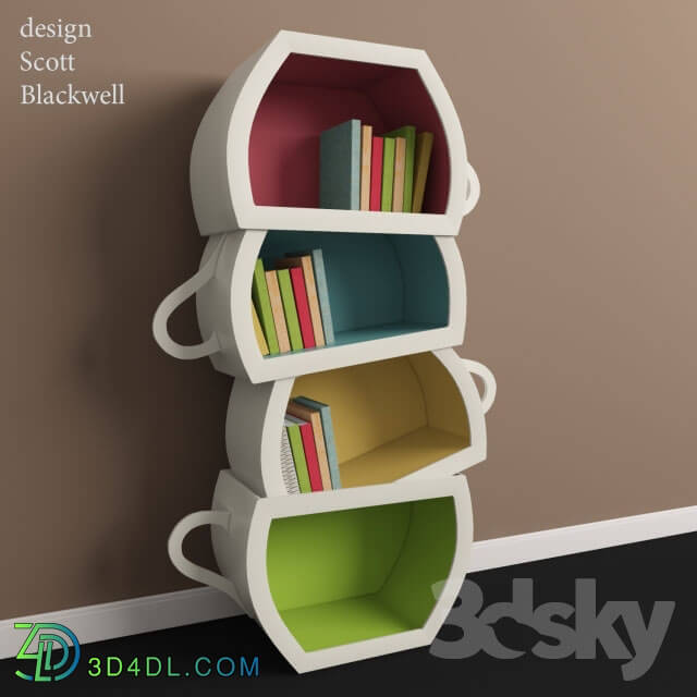 Other - Bookshelf-Tea Cup