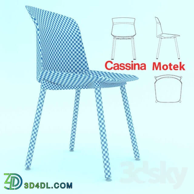 Chair - Chairs Cassina 383-386 MOTEK