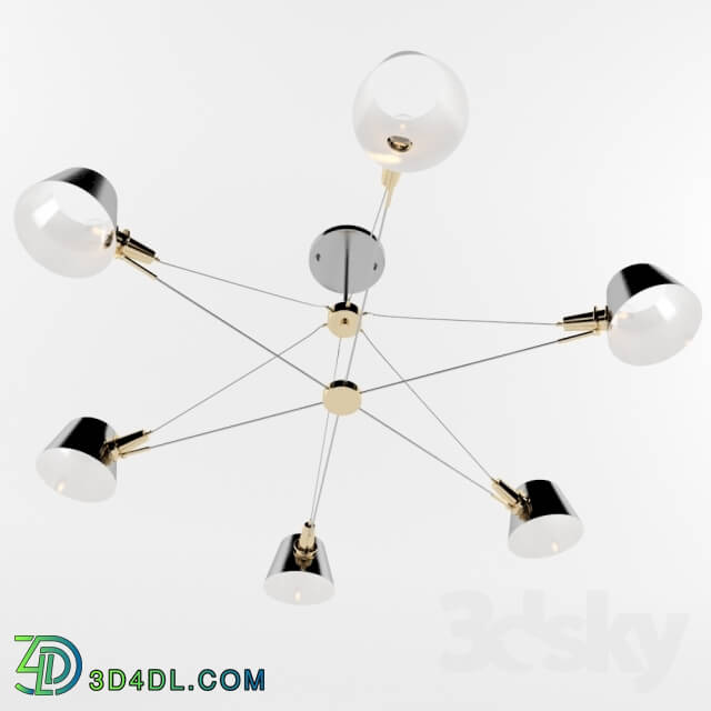 Ceiling light - Chandelier 6 lamps 1512-6 favourite