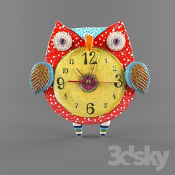 Other decorative objects - Wall clock _quot_Owl_quot_ 