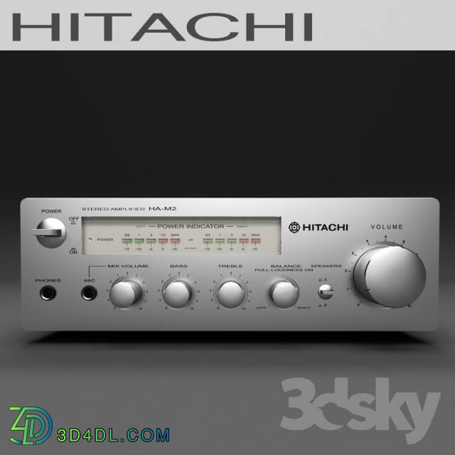 Audio tech - HITACHI Power Amplifier