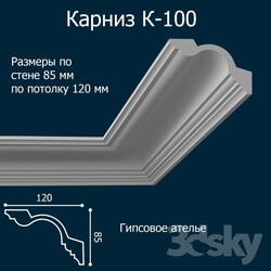 Decorative plaster - K-100_85h120 mm 