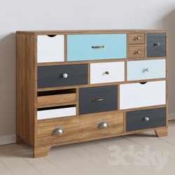 Sideboard _ Chest of drawer - Chest Aquarelle Birch 