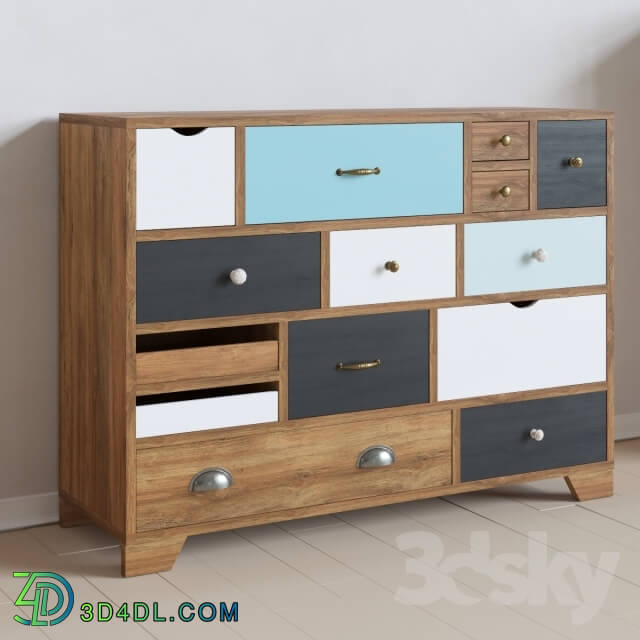 Sideboard _ Chest of drawer - Chest Aquarelle Birch