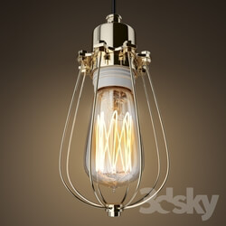 Ceiling light - Restoration hardware Marconi Caged Pendant 