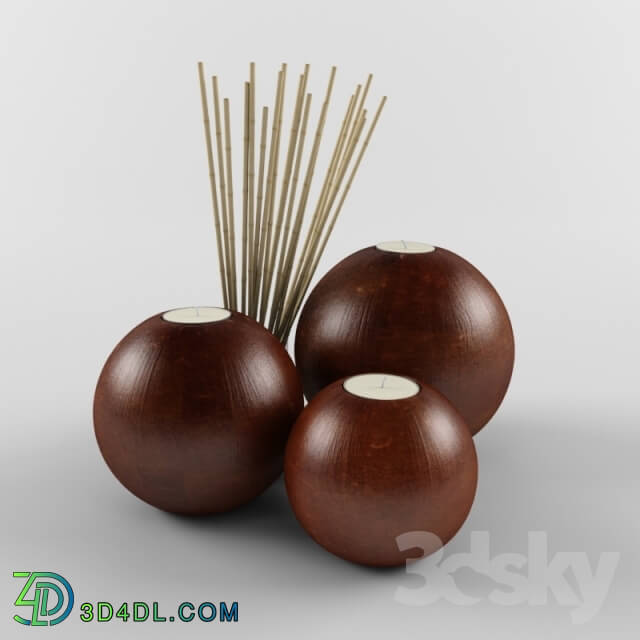 Decorative set - Candle Vases