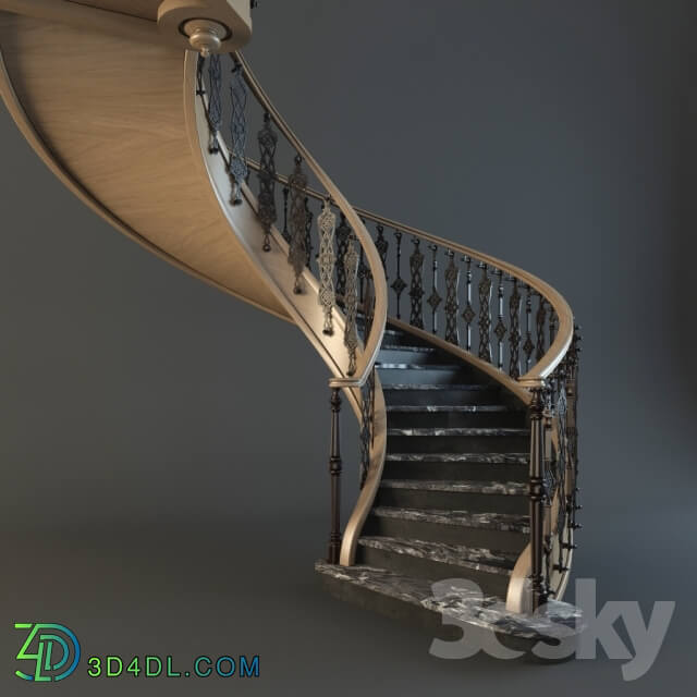 Staircase - spiral staircase