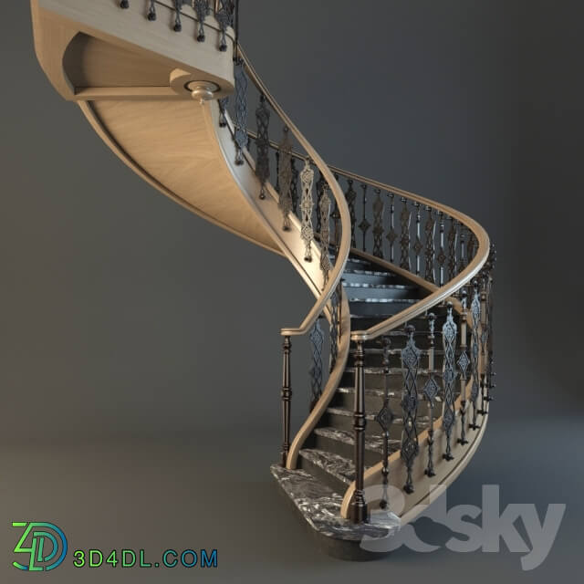 Staircase - spiral staircase